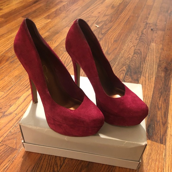 Shoes - 🚫SOLD🚫Women’s Suede JS Heels